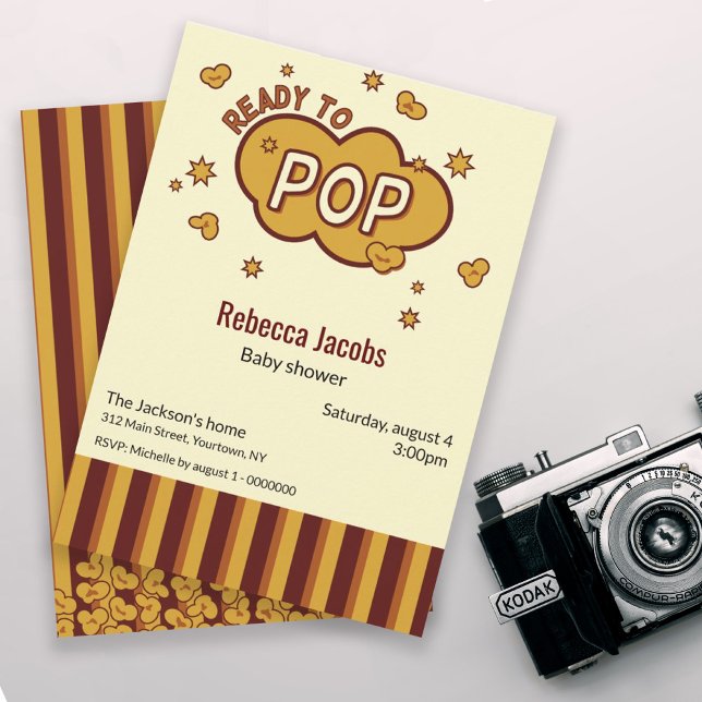 Babydusche "bereit zum Pop" Einladung (Von Creator hochgeladen)