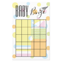 Babydusche BINGO Beach Ball Flyer