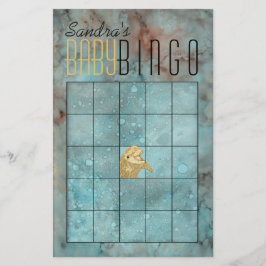 Babydusche BINGO "Gold Baby Dolphin" Flyer