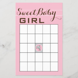 Babydusche BINGO "Pink Dolphin" Flyer