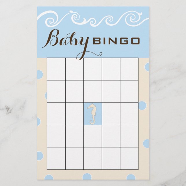 Babydusche BINGO Sea Mobile Cream/Blue Flyer (Vorne)