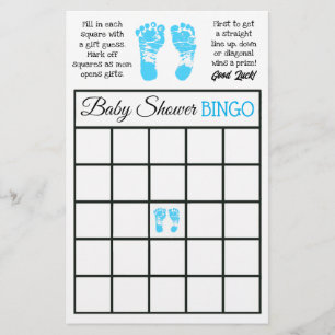 Babydusche Bingo und wer Mommy Best kennt Flyer