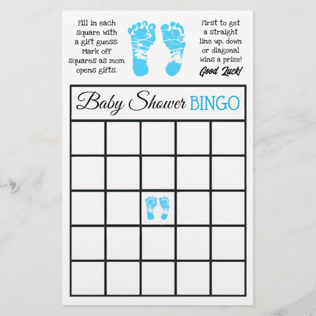 Babydusche Bingo und wer Mommy Best kennt Flyer (Vorne)