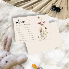 Babydusche Blumenratkarte Einladung