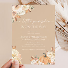 Babydusche | Boho A Little Pumpkin Einladung