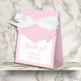 Babydusche BOHO Baby Girl Pastel Pink Geschenkschachtel