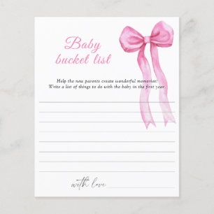 Babydusche bohren - Baby Eimer List Spiel