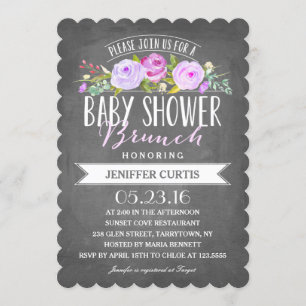 Babydusche Brunch Einladung