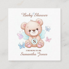 Babydusche Buchungskarte Begleitkarte