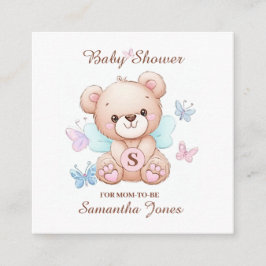 Babydusche Buchungskarte Begleitkarte