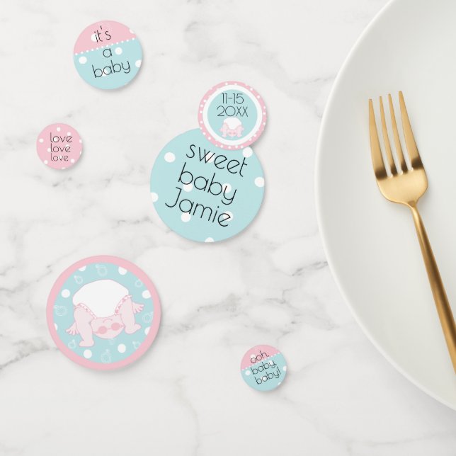 Babydusche Confetti Flüchtige Blick a Bootbaby Konfetti (Gruppe)