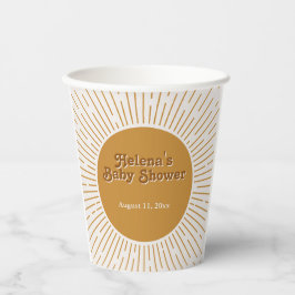 Babydusche Danke, hier kommt der Sohn. Pappbecher