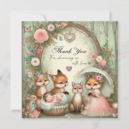 Babydusche Danke Stickers Einladung