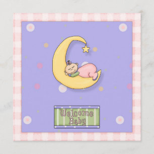 Babydusche - Dekoratives Design Einladung