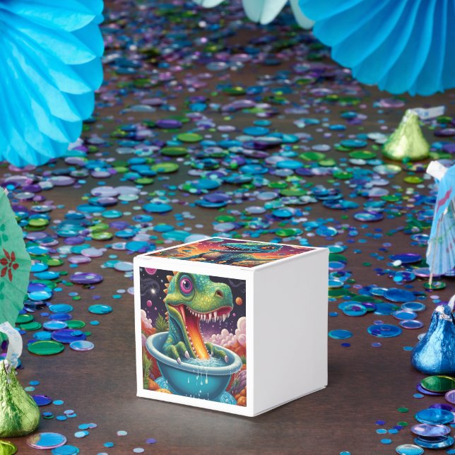 Babydusche Dino-Mite Geschenkschachtel (Party)