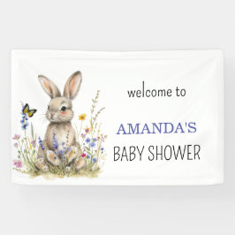 Babydusche Einige sonnige Wildblumen Banner