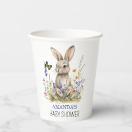 Babydusche Einige sonnige Wildblumen Pappbecher