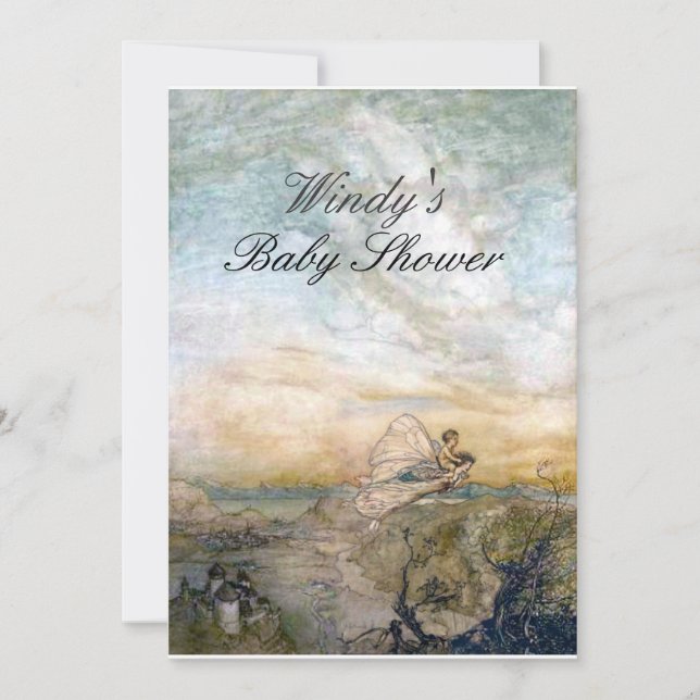 Babydusche einladen einladung (Vorderseite)