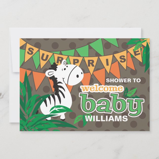 Babydusche Einladung (Vorderseite)