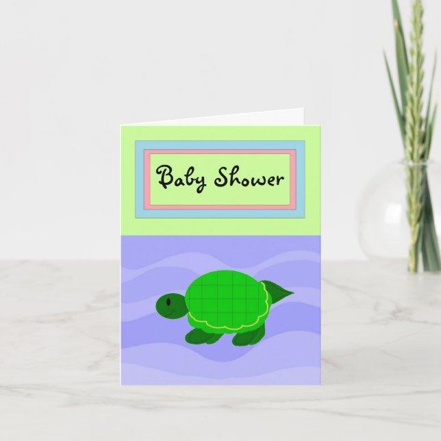 Babydusche Einladung (Vorderseite)