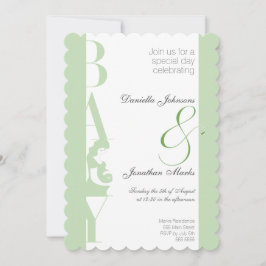 Babydusche Einladung Baby an Bord