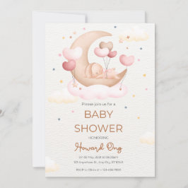 Babydusche Einladung niedliches Kaninchen