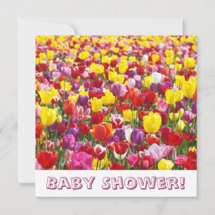 Babydusche Einladungen Frühlingstraining Blume