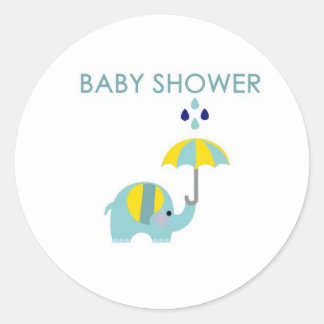Babydusche Elephant Sticker