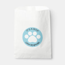 Babydusche - Es ist ein Junge - Print-Thema Paw