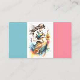 Babydusche Es ist eine Ankündigung von Mädchen