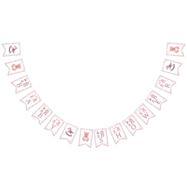 Babydusche Es ist kalt draußen rosa Girl Banner (Alle)
