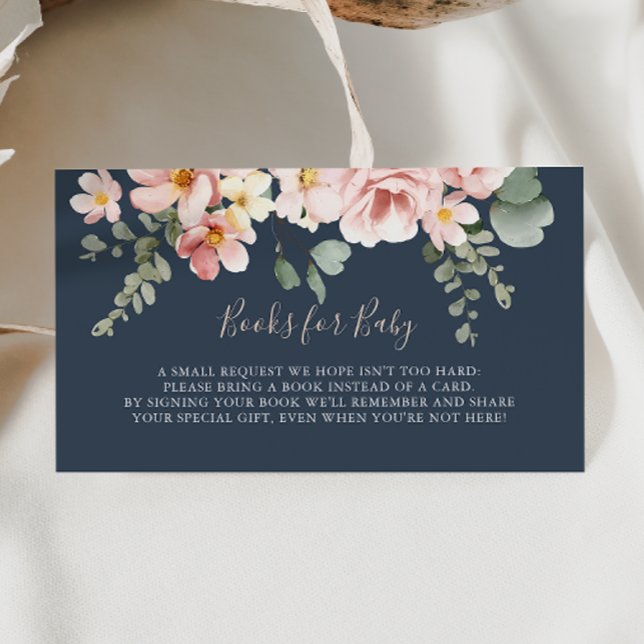 Babydusche Eukalyptus Garden Floral Begleitkarte (Von Creator hochgeladen)
