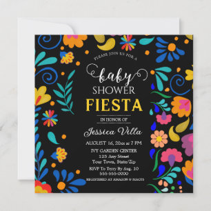 Babydusche Fiesta Mexikanische Party Einladung