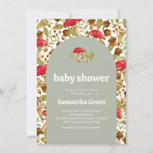 Babydusche für Babybetten Einladung