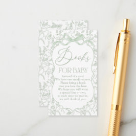 Babydusche für Babys Begleitkarte