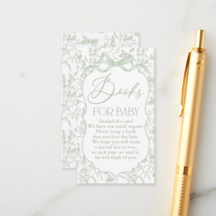 Babydusche für Babys Begleitkarte