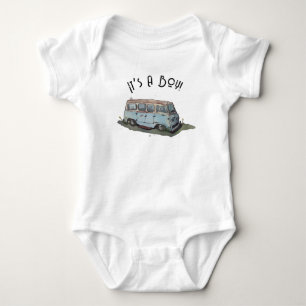 Babydusche für Junge, Kleinwagen Art Baby Strampler