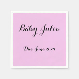 Babydusche für Mädchen Serviette