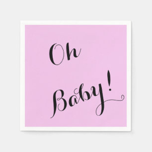 Babydusche für Mädchen Serviette