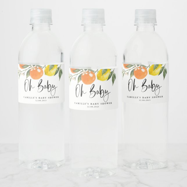 Babydusche für Orangen und Zitronen (Flaschen)