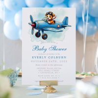 Babydusche für Vintage Flugzeuge