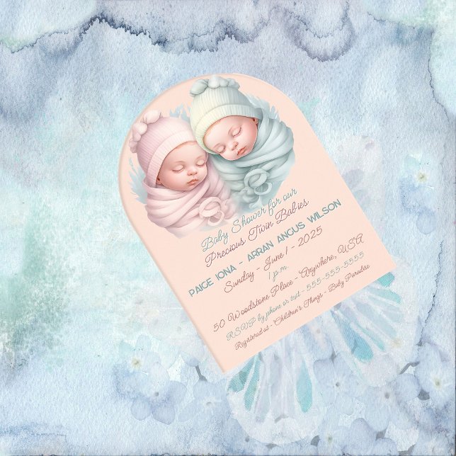 Babydusche für Wertvolle Mädchen und Kleinkinder Acryleinladungen (Von Creator hochgeladen)
