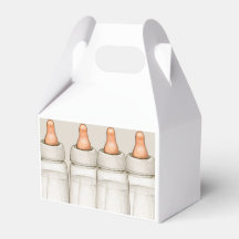 Babydusche Gefälligkeitsboxen Flaschen