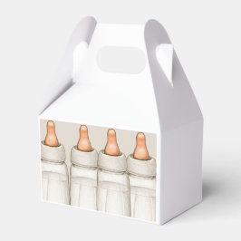 Babydusche Gefälligkeitsboxen Flaschen Geschenkschachtel