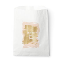 Babydusche Gefälligktasche "Classic Pink/Gold"