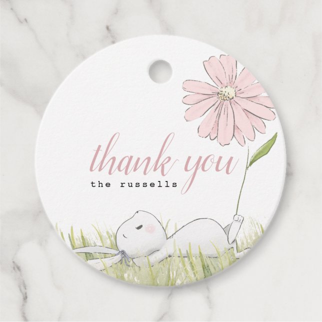 Babydusche Geschenkanhänger (Vorderseite)