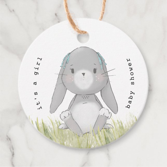 Babydusche Geschenkanhänger (Vorderseite)