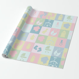 Babydusche Geschenkpapier