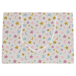 Babydusche Geschenktasche - Twinkle Twinkle-Twilig Große Geschenktüte