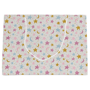 Babydusche Geschenktasche - Twinkle Twinkle-Twilig Große Geschenktüte